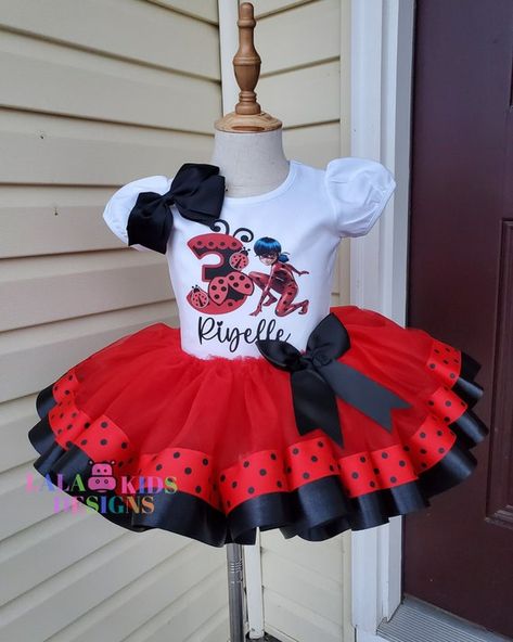 Ladybug Tutu, Red Tutu, Toddler Tutu, Ladybug Birthday, Birthday Tutu Outfit, Tutu Outfits, Birthday Tutu, Girls Clothing Sets, Custom Birthday