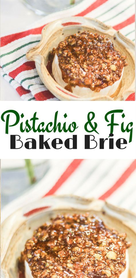 Pistachio & Fig Baked Brie Super Easy Appetizers, Budget Dinners, Brie Appetizer, Pistachio Recipes, Small Oven, Travel Recipes, Healthy Living Recipes, Crafts Fall, Recipes Thanksgiving