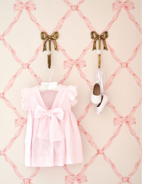 Traditional Girls Nursery. Pink bow nursery. pink and white nursery. nursery ideas Princess Office, Ballerina Room, Girly Nursery, Toddler Girl Room, Girl Nursery Room, Nursery Room Design, Baby Room Inspiration, Pink Bedrooms, Nursery Room Inspiration