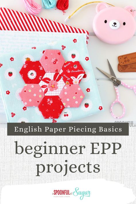 Epp Heart Pattern, English Paper Piecing Blocks, Hexi Quilts English Paper Piecing, English Paper Piecing Quilts Free Pattern, Paper Piecing Patterns Beginner, Small English Paper Piecing Projects, English Paper Piecing Tutorial, How To English Paper Piece, Scrap Material Projects Sewing