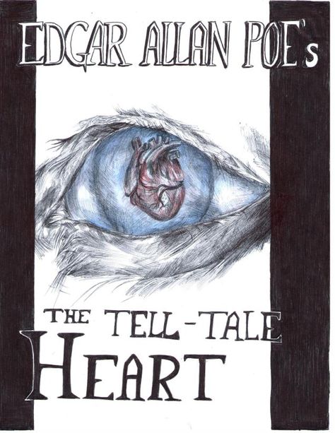 The Tell-Tale Heart by Edgar Allan Poe--Pub. Jan. 1843. Anew! | eNotes Blog Tall Tale Heart Edgar Allen Poe, A Tell Tale Heart, Edgar Allan Poe Tell Tale Heart, Tell Tale Heart Tattoo, The Tell Tale Heart Edgar Allan Poe, The Tell Tale Heart Art, The Tale Tell Heart, Tell Tale Heart Art, Tale Tell Heart