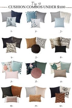 25 Foolproof Cushion Combinations for your Sofa - TLC Interiors Cushions On Sofa Color Schemes, Sofa Cushions Arrangement, Cushions For Grey Sofa, Bedroom Pillows Arrangement, Cushion Arrangement, Cushion Combinations, Complimentary Colours, Throw Pillows Living Room, Pillow Arrangement