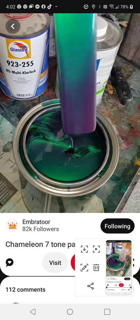 Chameleon Paint, Of Ideas, Paint