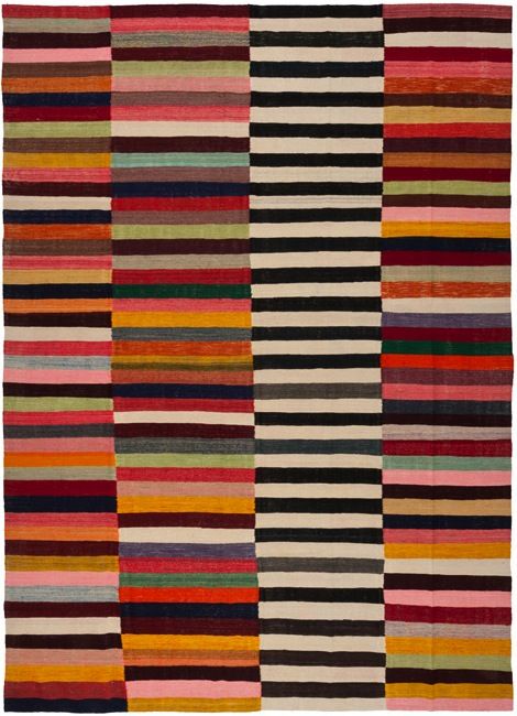 rug Bauhaus Textiles, Yarn Rug, Loom Rug, Strip Quilt, Stripe Rug, Rugs Australia, Striped Rug, Unique Rugs, Rug Hooking