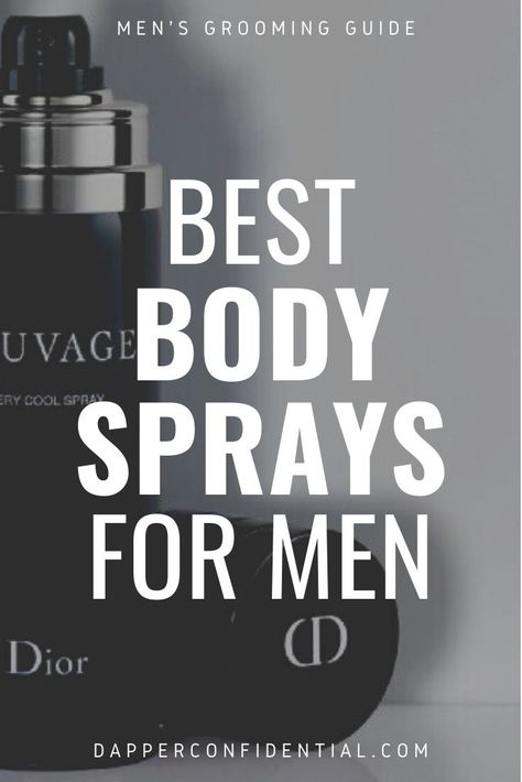 Since cologne’s not always appropriate for the workplace, body sprays have been taking off among men as a way to smell good and give themselves a distinctive scent. Read the article for our top picks - from affordable to luxurious. Mens Body Spray, Men’s Body Spray, Best Mens Perfume, Men Grooming Tips, Men Scents, Men Body Spray, Best Body Spray, Signature Sent, Casual Attire For Men