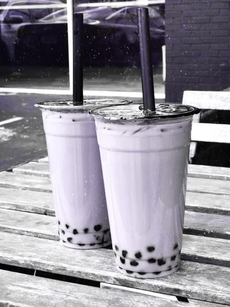 Purple Boba Aesthetic, Lavender Boba Tea, Soft Lavender Aesthetic, Boba Purple, Lilac Coquette, Taro Boba Tea, Veronika Core, Lila Aesthetic, Lavender Drink