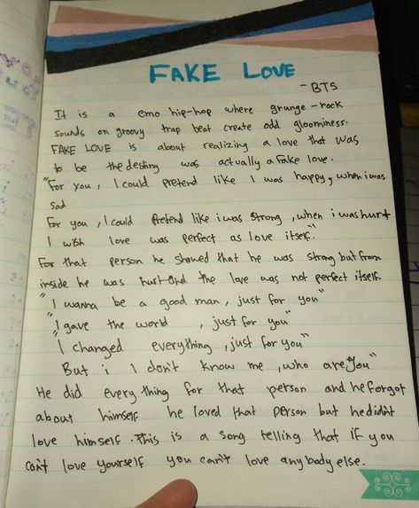 Fake love. Fake Love Letters, I Luv U, Fake Love, Love Letters, Sheet Music, Bts