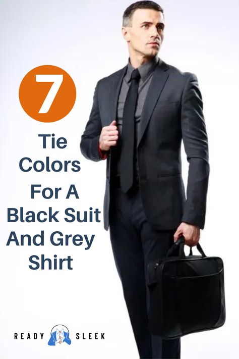 Black Suit Men Shirt Combination, Black Suit And Tie Men, Grey Suit Tie Combination, Black Suit Shirt Combinations, Black Blazer Formal Outfit, Black Suit Tie Combination, Charcoal Suit Combinations, Black Suit Combinations Men, Black Suit Men Combination