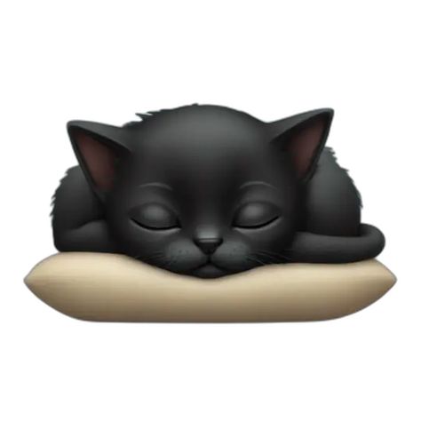 Cute baby black kitten emoji | AI Emoji Generator Genmoji Ideas, Emoji Chat, Single Emoji, Sleeping Emoji, Black Emojis, Emojis Aesthetic, Black Heart Emoji, Ios Emojis, Apple Emojis