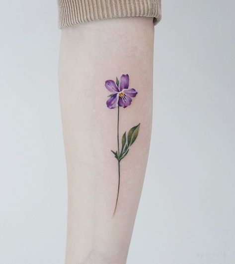 Violet Tattoos, Small White Tattoos, Violet Flower Tattoo, Maple Leaf Tattoos, Purple Flower Tattoos, Violet Flower Tattoos, Iris Flower Tattoo, Violet Tattoo, Simple Flower Tattoo