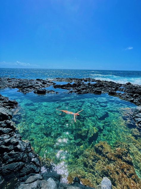 oahu hawaii Hawaii Tide Pools, Hawaii Oahu Photography, Kuai Hawaii Aesthetic, Sharks Cove Hawaii, Swimming In Hawaii, Hawaii Lei Aesthetic, What To Do In Oahu, Waianae Hawaii Oahu, Ewa Beach Hawaii