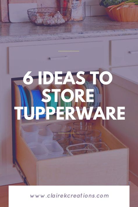 Plastic Container Storage Ideas, Cheap Organizing Ideas, Fridge Hacks, Organise Kitchen, Storage For Small Rooms, Tupperware Logo, Organize Plastic Containers, Kitchen Cabinet Organization Layout, Plastic Cupboard