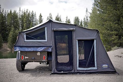 Jeep Tent Camping, Off Road Tent Trailer, Truck Cap Camping, Truck Tent Camping, Rooftop Tent Camping, Camper Trailer Tent, Bug Out Trailer, Jeep Camper, Camping Vans