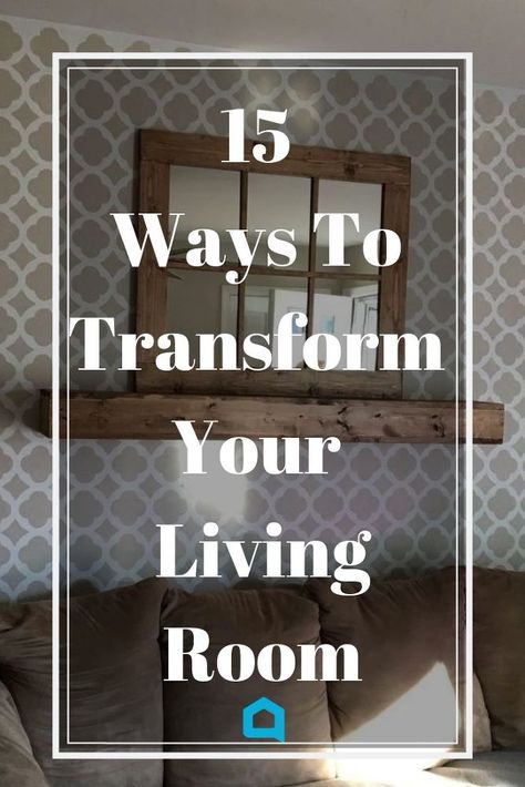 15 Inspirational DIY's from the #hometalk community to help you give your living room a revamp on a budget. #diy #livingroom Diy Living Room Designs, Living Room Upgrades On A Budget, Cozy Living Room Decor Ideas On A Budget, Update Living Room On A Budget, Living Room Alternative Uses, Easy Living Room Makeover, Creative Accent Wall Ideas, Diy Home Improvement Living Room, Diy Comforter