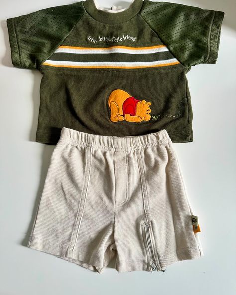 Baby Boy Outfits Vintage, Baby Boy Vintage Outfits, Thrifted Kids Clothes, Vintage Toddler Outfits, Y2k Baby Clothes, Vintage Boy Clothes, Thrifted Baby Clothes, Levi Outfits, Vintage Boy Outfits