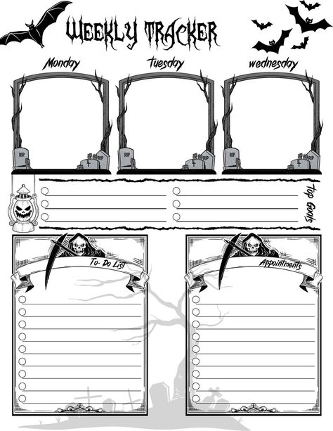 GOTHIC PLANNER, WITCH Planner, Spooky And Chi Gothic Planner, Goth Planner, Witch Planner, Glamorous Aesthetic, Weekly And Monthly Planner, Gothic Culture, Embrace The Darkness, Daily Schedules, Aesthetic Planner