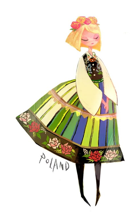 Nyo!Poland | hetalia | Polish Art Paintings, Nyo Poland, Poland Drawing, Nyo Hetalia, Aph Poland, Poland Hetalia, Hetalia Poland, Polish Folklore, Poland Art