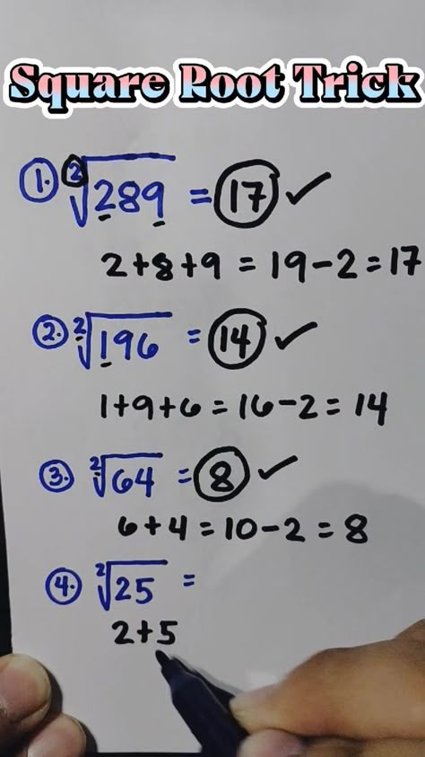 308K views · 10K reactions | Basic Math Review: Square Root and Cube Root Tricks || Simplifying Fractions with Negative Exponent #mathematicstutorial #GeneralMathematics #mathhack... | By Mathematics Tutorial | Facebook Perfect Squares Math, Square Root Math, Square Roots And Cube Roots, Maths Basics, Cube Root, Maths Tricks, Math Made Easy, Math Hacks, Teaching Math Strategies