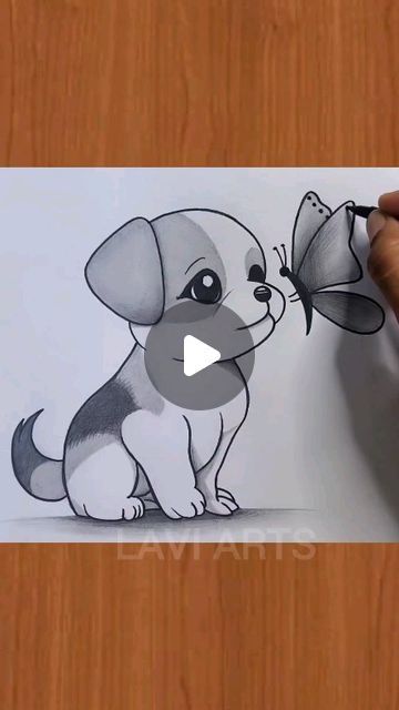 118K likes, 288 comments - laviarts_ on June 7, 2024: "#drawing #easy #dog #butterfly #cute #love #sketch #art #viral #draw #beautiful #fyp #bff #friends". Cute Sketches Of Animals, How To Easy Drawings, Quick Easy Sketches To Draw, Beautiful And Easy Drawings, Drawing Of Dogs Easy, Drawing Animals Sketches, Very Very Easy Drawings For Kids, Drawing Cute Easy Doodles, Cute Cats To Draw