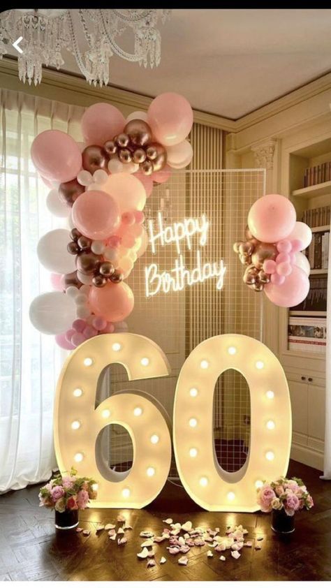 60 Birthday Balloon Ideas, 60th Birthday Photo Backdrop, Moms 60th Birthday Decorations, 60 Bday Party Ideas For Mom, Decorating Ideas For 60th Birthday Party, 50th Birthday Party Ideas For Women On A Budget, Diy 60th Birthday Decorations For Mom, 60th Birthday Ideas For Mom Theme Floral, Classy 60th Birthday Ideas For Mom