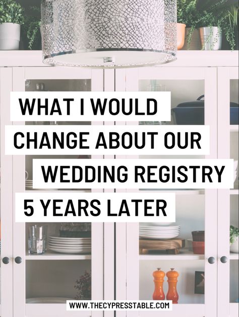 House Registry Essentials, What To Put On Your Registry Wedding, Things To Ask For Wedding Registry, Where To Register For Wedding, Things To Put On Registry Wedding, What To Ask For On Your Wedding Registry, Wedding Gift Registry Alternative, First Apartment Registry, Newly Wed Home Essentials