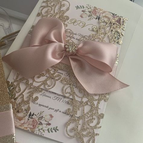 Light Pink Quinceanera Invitations, Quince Cards, Pink Quince Invitations, Pink Quinceanera Invitations, Flower Quince, Wedding Invitations Rose Gold, 15 Party Ideas Quinceanera, Quince Theme Ideas, Pink Quince Theme