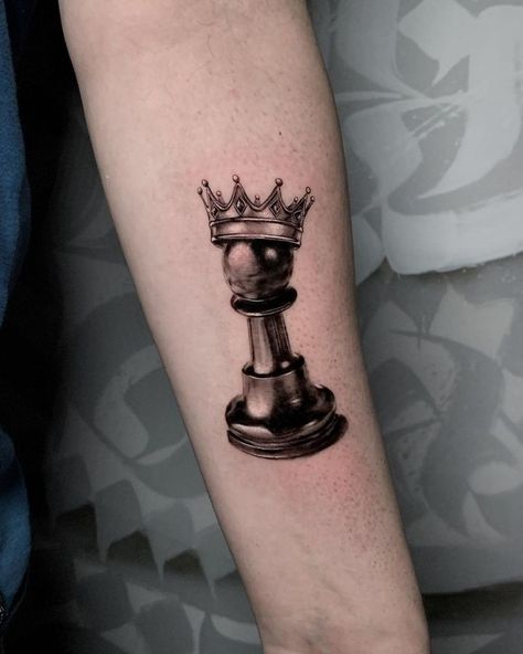 Pawn Tattoo, Yin Yang Tattoo Ideas, Chess Tattoos, Yang Tattoo Ideas, Chess Tattoo, Johnny Edlind, Yin Yang Tattoo, Atlas Tattoo, Dragon Tattoos For Men