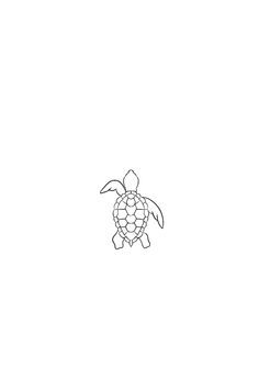 Turtle Tattoo Small Simple, Cute Turtle Doodle, Country Style Tattoos, Small Sea Tattoo, Turtle Tattoo Simple, Turtle Drawing Simple, Simple Ocean Tattoo, Simple Turtle Tattoo, Honeymoon Tattoo