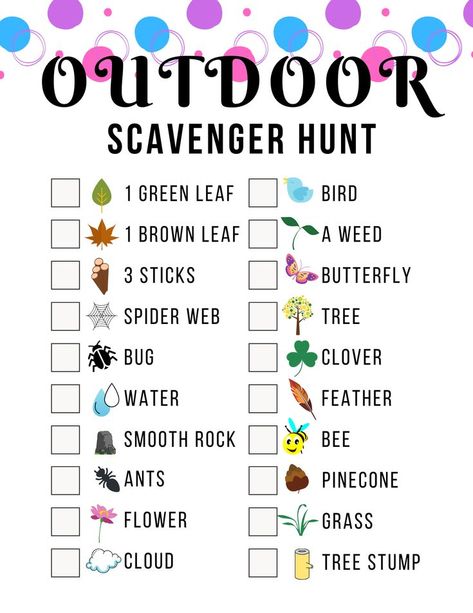 Outdoor Scavenger Hunt Ideas For Kids | Planning a scavenger is a fun and free kids activity. Here are lots of scavenger hunt ideas for kids, and be sure to grab the free printable! This kids activity is a great thing to do in your yard at home with kids when bored during quarantine. Read more parenting tips, DIY projects, kids crafts, boredom busters, healthy recipes and kids activities on foodwinesunshine.com | Food Wine Sunshine #parenting #parentingtips #lifestyleblogger #thingstodo Scavenger Hunt Template, Camping Scavenger Hunts, Outdoor Scavenger Hunt, Scavenger Hunt Ideas, Scavenger Hunt List, To Do List Printable, Scavenger Hunt For Kids, Boredom Busters, Kids Activity