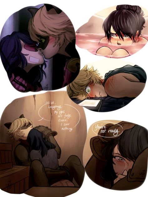 Marichat Comic, Mlb Fan Art, Ladybug Und Cat Noir, Miraculous Ladybug Kiss, Ladybug Art, Ladybug And Cat Noir, Ladybug Wallpaper, Miraculous Ladybug Wallpaper, Ladybug Anime