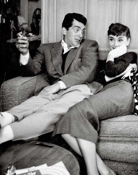 Audrey Hepburn Outfit, Dean Martin And Jerry Lewis, Hepburn Quotes, Audrey Hepburn Photos, Paramount Studios, The Rat Pack, 4 May, Audrey Hepburn Style, Jerry Lewis