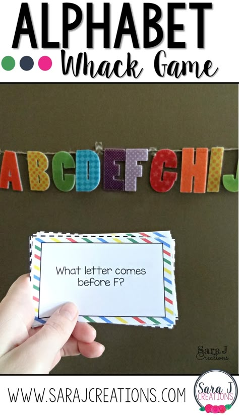 Question Prompts, Letter Practice, Alphabet Line, Alphabet Recognition, Letter Games, Abc Activities, Alphabet Practice, Fly Swatter, Alphabet Games