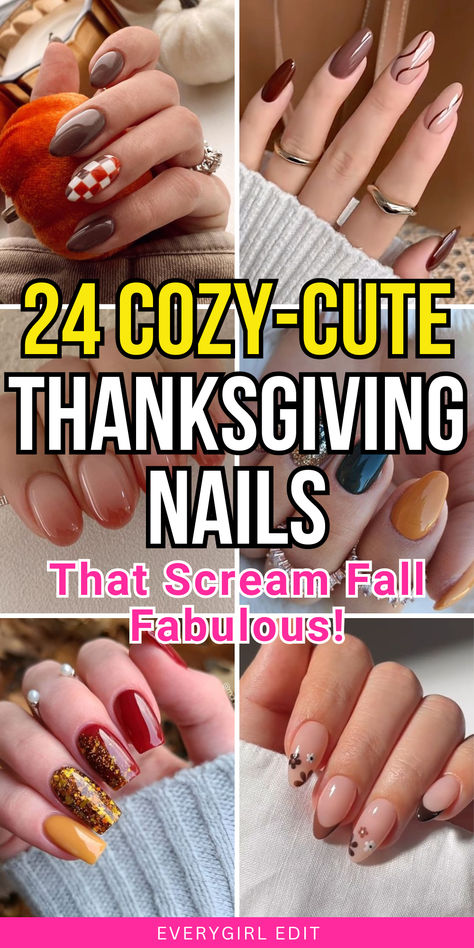 thanksgiving nail designs, thanksgiving nails, thanksgiving nail art, thanksgiving nail ideas. Cute Nails Thanksgiving, 2024 Thanksgiving Nails, Thanksgiving Nails Gel Short, Thanksgiving Manicure Ideas, Thanksgiving Gel Nail Ideas, Thanksgiving Nails 2024, Christmas Nails Minimal, Thanksgiving Nail Designs Fall Simple, Cute Thanksgiving Nail Designs