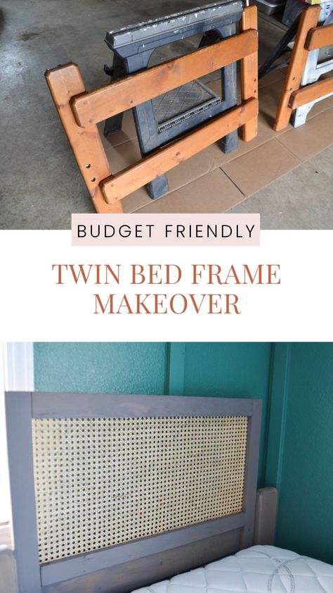 Are you looking for a way to give your old twin bed frame a makeover? This guide will show you how to transform that tired old frame into a modern, stylish piece of furniture. With a few simple tools, some elbow grease, and a little creativity, you can turn your tired old twin bed frame into a beautiful focal point of your bedroom. Bed Frame Makeover, Upcycle Bed, 1905 Farmhouse, Diy Farmhouse Furniture, Twin Captains Bed, Frame Makeover, Diy Bed Frame Easy, Budget Farmhouse Decor, Upcycled Furniture Before And After