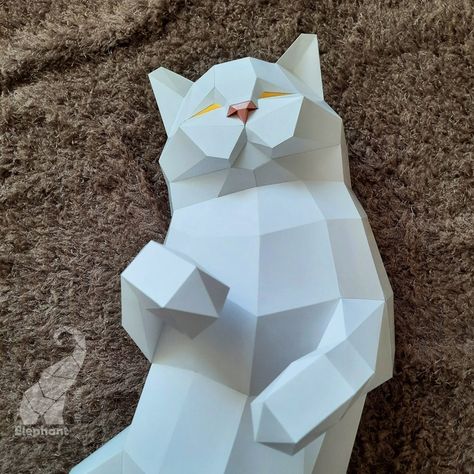 Diy A4 Paper Crafts, Cute Papercraft Templates, Free 3d Papercraft Templates, Easy 3d Printing Ideas, Paper Crafts Diy Easy, Things To 3d Print, Papercraft Templates Printables, 3d Templates, Recycled Paper Crafts