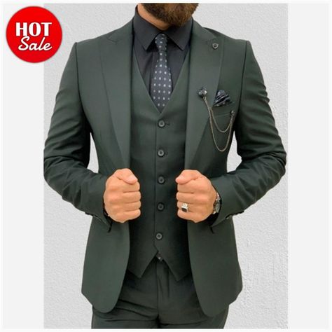 Prom Male, Tuxedo Groom, Green Suit Men, Lapel Wedding, Green Wedding Suit, Men Suits Wedding, Wedding Tuxedo, Pants Gift, Wedding Suits Groom