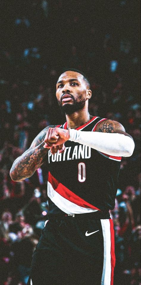 Drippy Nba Wallpapers, Nba Cool Wallpaper, Damian Lillard Aesthetic Wallpaper, Dame Time Wallpapers, Dame Time Damian Lillard Wallpaper, Basketball Wallpaper Iphone Nba, Nba Asethic Wallpaper, Dame Lillard Wallpaper, Aesthetic Nba Wallpaper