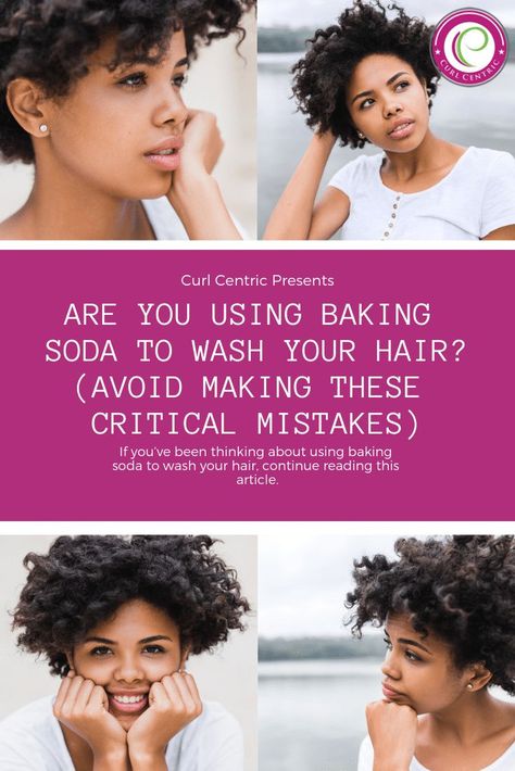 The "no poo" movement has curly women everywhere using baking soda to wash their hair. But is it really safe or recommended to do so? Find the answer in this read and avoid critical mistakes! Baking Soda Shampoo For Hair Growth, Baking Soda Hair Lightener, Curly Hair Lengths, Edges Growth Tips, Diet For Hair Growth, Edges Growth, Hair Oils For Growth, Braids For Natural Hair, Hair Products For Black Women