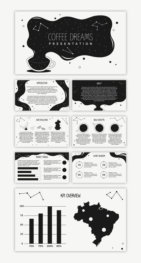 Coffee Dreams - free Google Slides Theme for Presentation | Powerpoint slide designs, Presentation slides design, Presentation design template Free Template Powerpoint Slide Design, Power Point Slide Design, Google Slides Ideas, Power Point Design Free, Google Slides Aesthetic, Theme For Presentation, Free Google Slides Templates, Google Slides Design, Presentation Slide Design