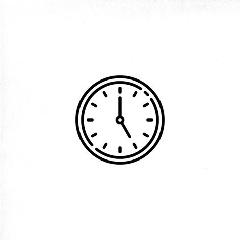 Clock White Icon, White Clock App Icon, Clock Icon Aesthetic, White Ios Icons, Clock Doodle, White App Icons Aesthetic, Iphone Clock, Address Icon, Clock Drawings