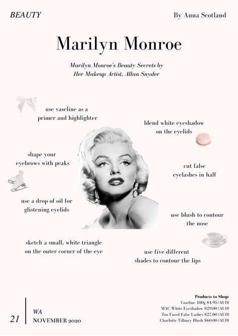 Classy Aesthetic, Glow Up Tips, Feminine Energy, Vintage Beauty, A Lady, Beauty Secrets, Makeup Inspo, Marilyn Monroe, Old Hollywood