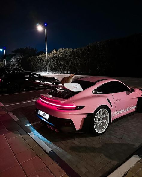 @aycars.ae Best License Plates, Vanity Plate Ideas, Porsche Gtr, Pink Porsche, Porsche Gts, Pink Corvette, Luxury Cars Range Rover, Car Cat, Girls Driving