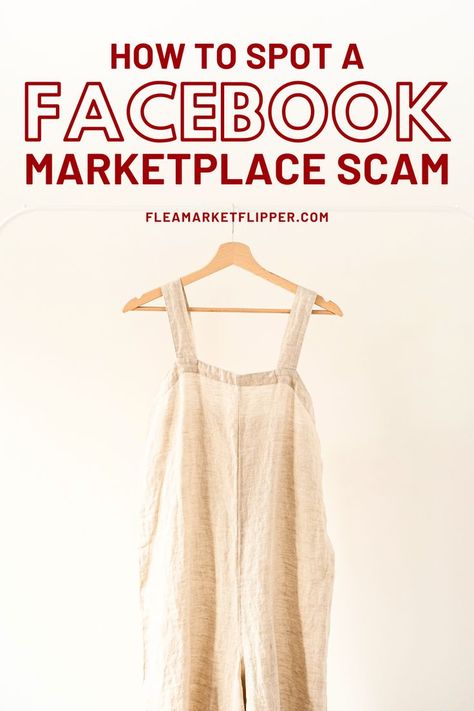 Do you use Facebook marketplace to sell your stuff? Starting a reseller business can be an easy way to make money with thrift store flips, however you need to be on the lookout for Facebook scams. Check out these reselling tips on how to spot a Facebook marketplace scam.

#reseller #resellertips #facebookmarketplace #sellingonline #thrifting Time To Post On Facebook, Reseller Tips, Reseller Business, Reselling Tips, Facebook Scams, Thrift Store Flips, Easy Way To Make Money, Best Time To Post, Sell Your Stuff