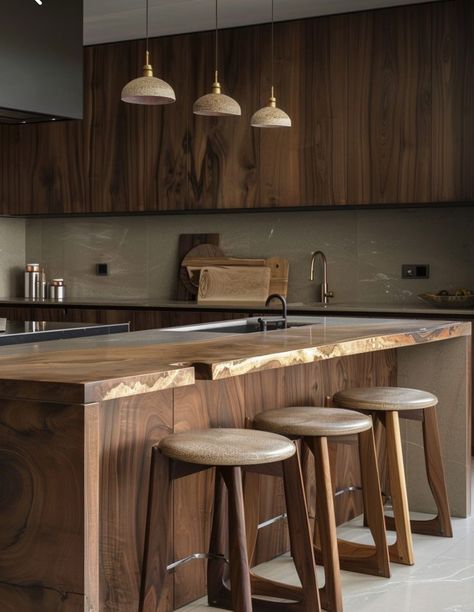 Teak Wood Kitchen Cabinets, Wood Kitchen Cabinet Ideas, Teak Wood Kitchen, Natural Wood Cabinets, Natural Wood Kitchen Cabinets, Wood Kitchen Cabinet, Costa Rica House, Natural Wood Kitchen, Utah House