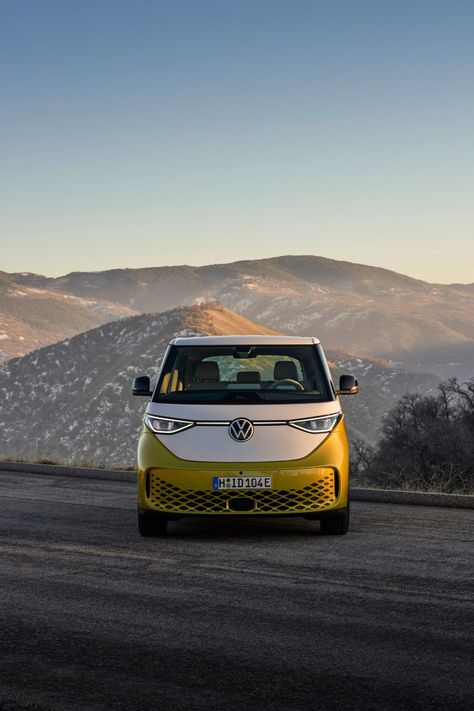 Volkswagen starts production on 1960s-informed all-electric ID Buzz van Id Buzz Volkswagen, Vw Buzz, Volkswagen Id Buzz, All Electric Cars, Action Board, Electric Van, R34 Gtr, Volkswagen Van, Volkswagen Group