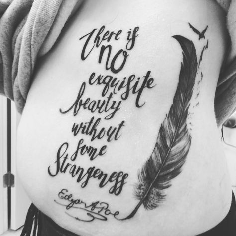 Edgar Allen Poe Tattoo Ideas, Poe Tattoo Ideas, Edgar Allan Poe Tattoo, Edgar Allen Poe Tattoo, Edgar Allen Poe Art, Poe Tattoo, Underarm Tattoo, Witchy Tattoos, Lunar Witch