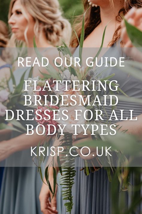 Whether you are looking for the most flattering bridesmaid dresses for plus size, petite, fuller figures, broad shoulders or more- we can help you discover the best bridesmaid dress for all body types. Krisp has a wide range of affordable bridesmaid dresses to choose from in an array of colours. So you can get wedding planning knowing that your bridesmaids will keep confident and comfortable. Flattering Bridesmaid Dresses For All Body Types, Bridesmaid Dresses Body Type, Bridesmaid Dress For Flat Chest, Bridesmaid Dress For Rectangle Shape, Bridesmaid Dresses Petite, Bridesmaid Dress For Apple Shape, Bridesmaid Dresses For Large Bust, Plus Size Summer Bridesmaid Dresses, One Size Fits All Bridesmaid Dress