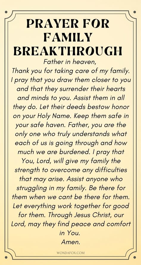 Prayers For My Family Quotes, Family Prayers For Healing, Everyday Prayers I Pray, Good Night Prayers And Blessings For Family, Prayers For Home Buying, Prayers For Family Members, Warfare Prayers For Family, Prayer For Peace In My Home, Prayers For Our Family