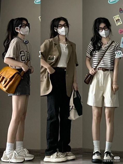 Boyish Cute Outfits, Boyish Style Outfits, Boyish Outfit, Cute Outfits Korean, Celana Jogger Wanita, Ootd Korean Style, Boyish Outfits, Korean Fits, Outfit Korean Style