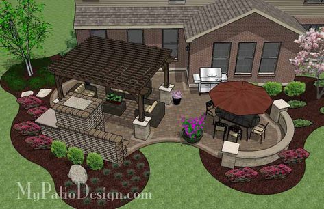 Paver Patio Installation, Patio Plan, Diy Patio Ideas, Wedding Backyard Ideas, Patio Installation, Covered Patio Design, Outdoor Covered Patio, Patio Plans, Patio Layout